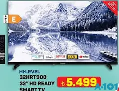 Hİ-LEVEL 32HRT900 32 İNÇ HD READY SMART TV AKILLI TELEVİZYON